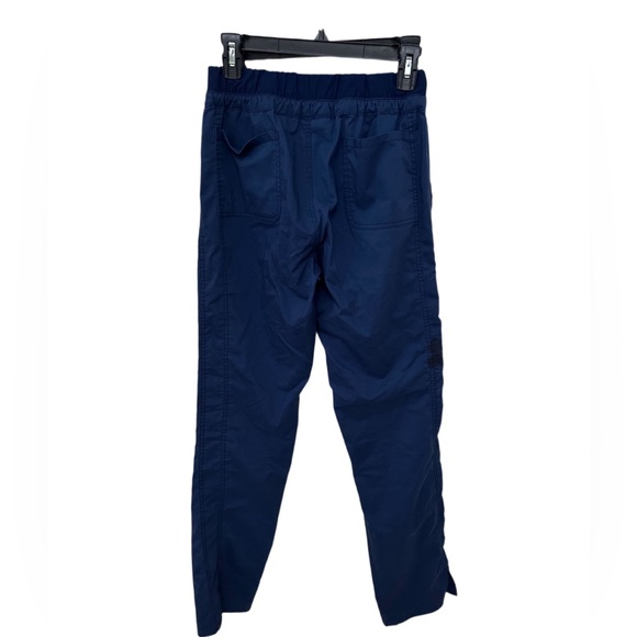 💙B1G2🆓  Women’s Navy Blue Cherokee 5 Pocket Tall Flare Scrub Pants - Picture 3 of 4